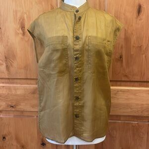 Banana Republic linen top-m. NWT
